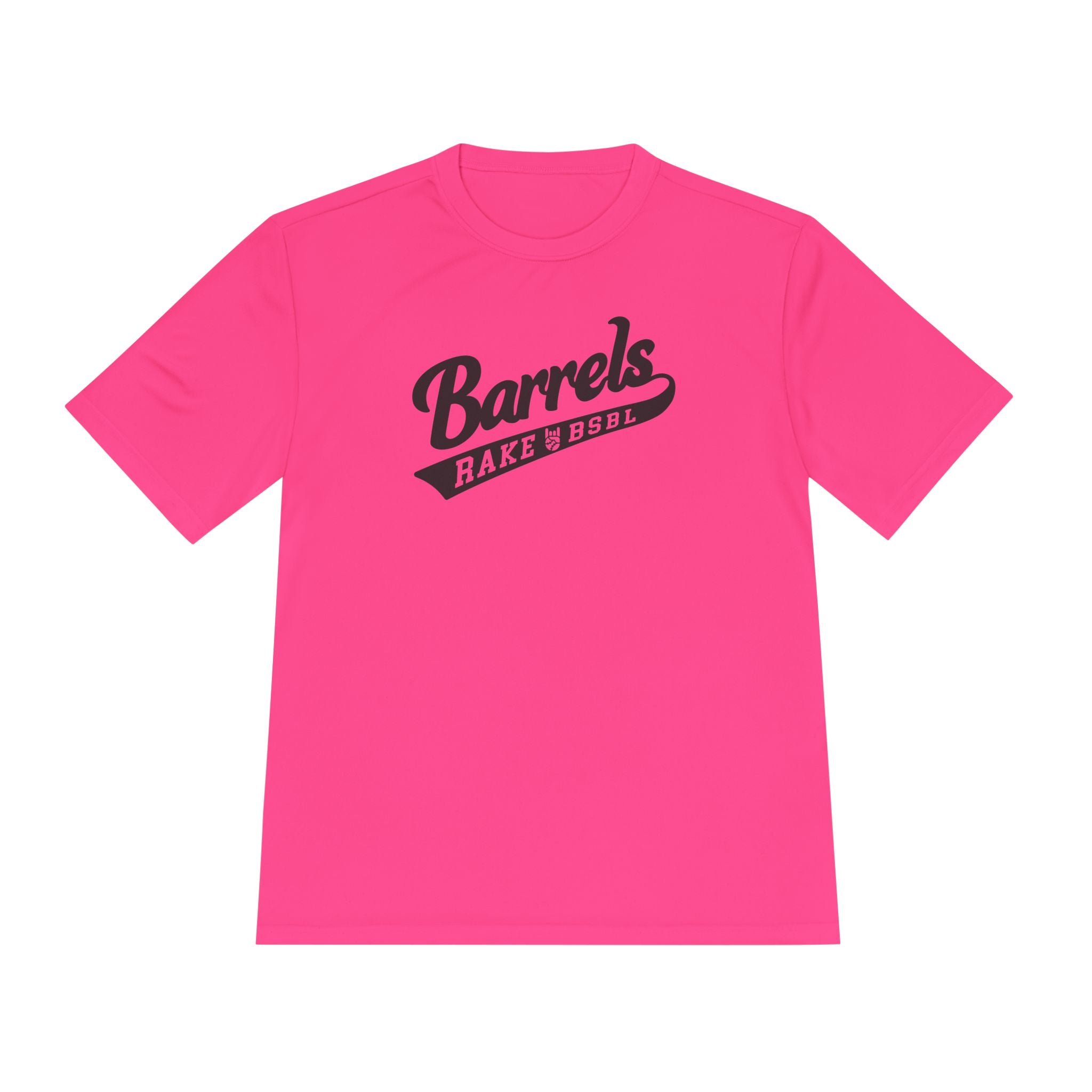 Barrels Dry Fit Tee - Rake Baseball Company - RAKE BASEBALL | BASEBALL T-SHIRT | BASEBALL CLOTHING | GOOD VIBES ONLY
