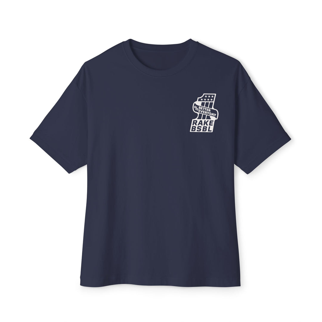 One Percent Better Oversized Tee