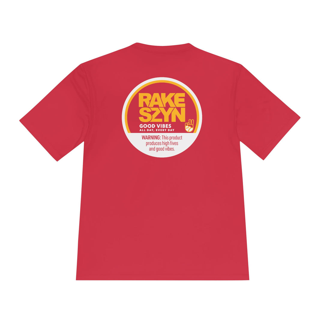 Rake SZYN Dry Fit Tee - Rake Baseball Company - RAKE BASEBALL | BASEBALL T-SHIRT | BASEBALL CLOTHING | GOOD VIBES ONLY