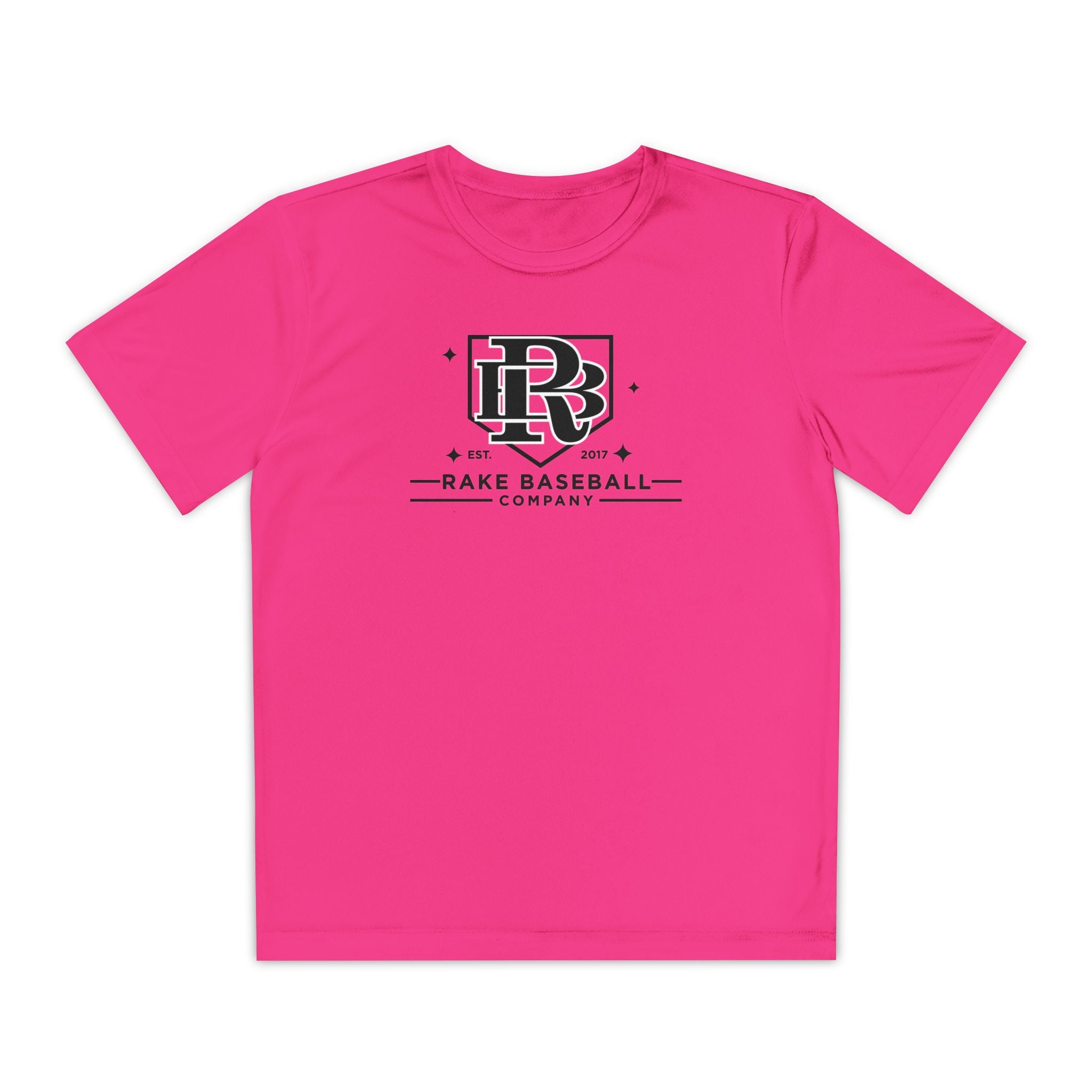 Kids Rake Baseball Homeplate Tee Dry Fit Tee - Rake Baseball Company - RAKE BASEBALL | BASEBALL T-SHIRT | BASEBALL CLOTHING | GOOD VIBES ONLY