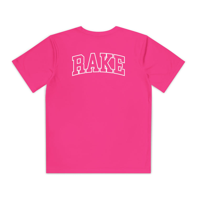 Kids Rockin' Rake Dry Fit Tee - Rake Baseball Company - RAKE BASEBALL | BASEBALL T-SHIRT | BASEBALL CLOTHING | GOOD VIBES ONLY
