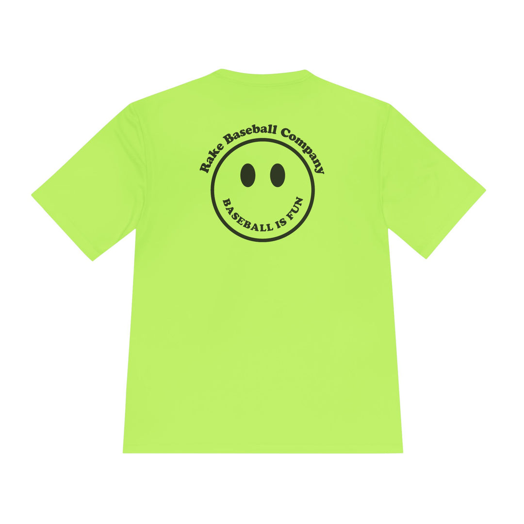 Baseball Is Fun Dry Fit Tee - Rake Baseball Company - RAKE BASEBALL | BASEBALL T-SHIRT | BASEBALL CLOTHING | GOOD VIBES ONLY