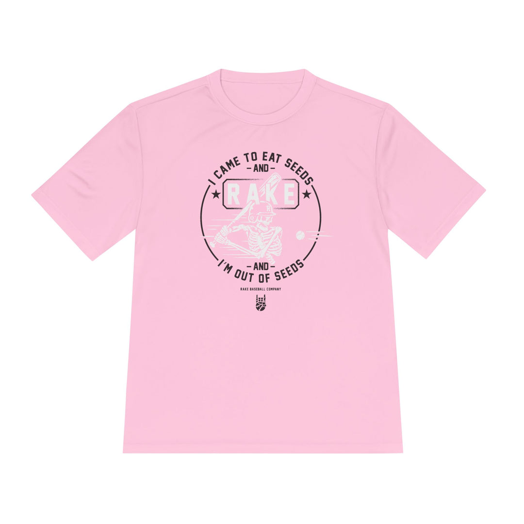 Rake Seed Dry Fit Tee - Rake Baseball Company - RAKE BASEBALL | BASEBALL T-SHIRT | BASEBALL CLOTHING | GOOD VIBES ONLY