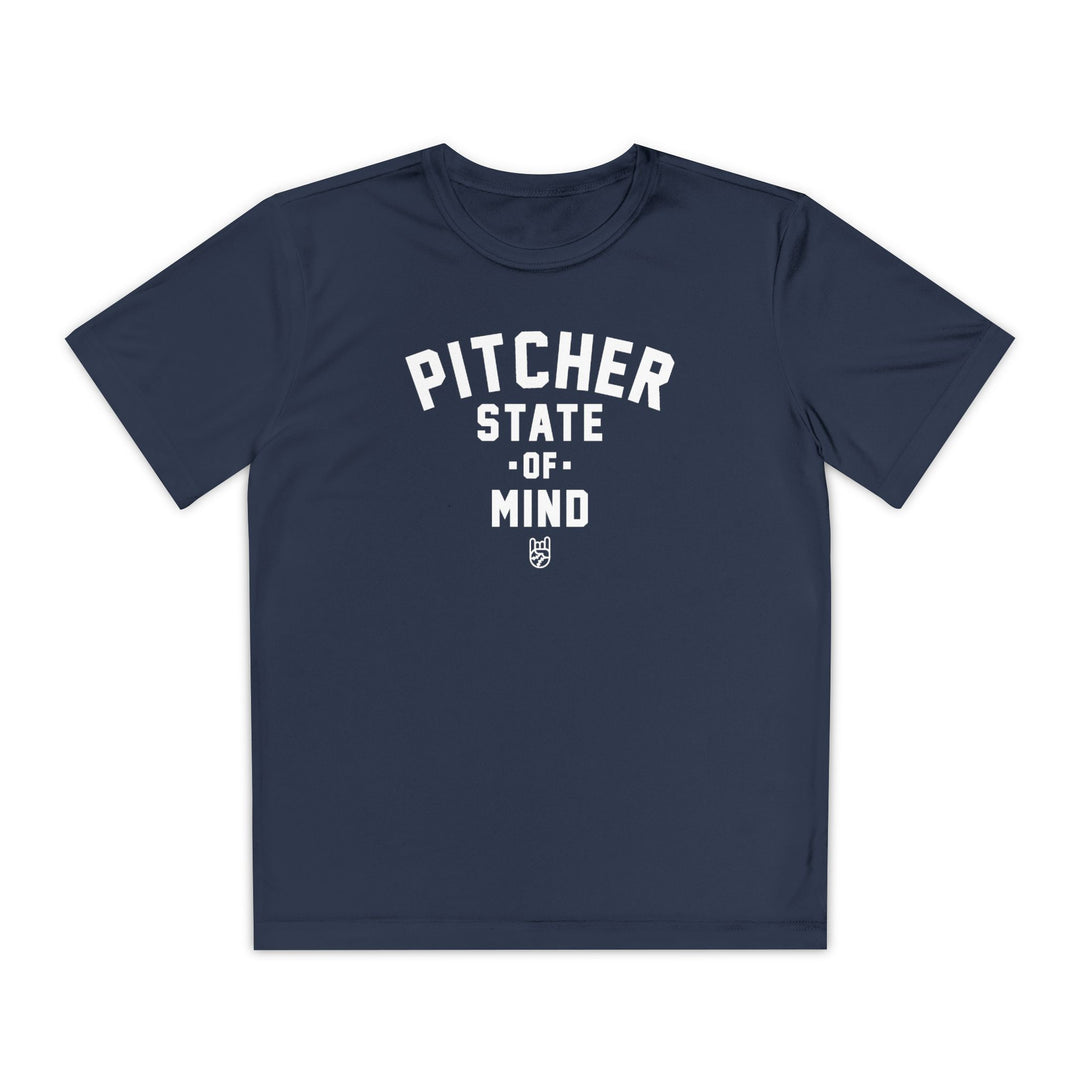 Kids Pitcher State Of Mind Dry Fit Tee