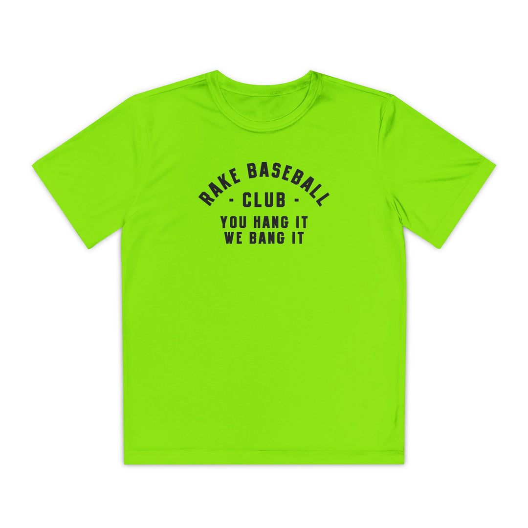 Kids Rake Baseball Club Dry Fit Tee