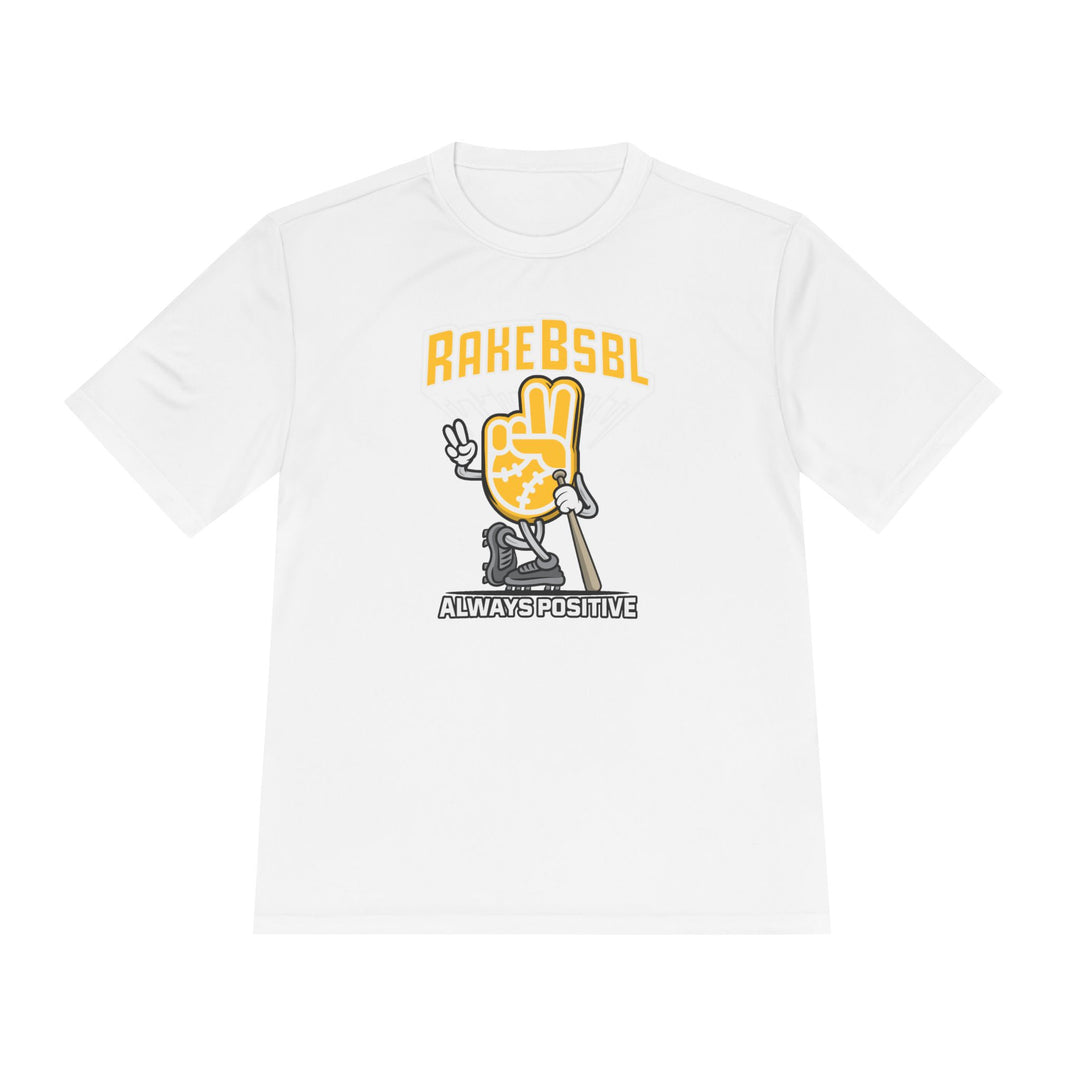 Always Positive Vibes Dry Fit Tee - Rake Baseball Company - RAKE BASEBALL | BASEBALL T-SHIRT | BASEBALL CLOTHING | GOOD VIBES ONLY