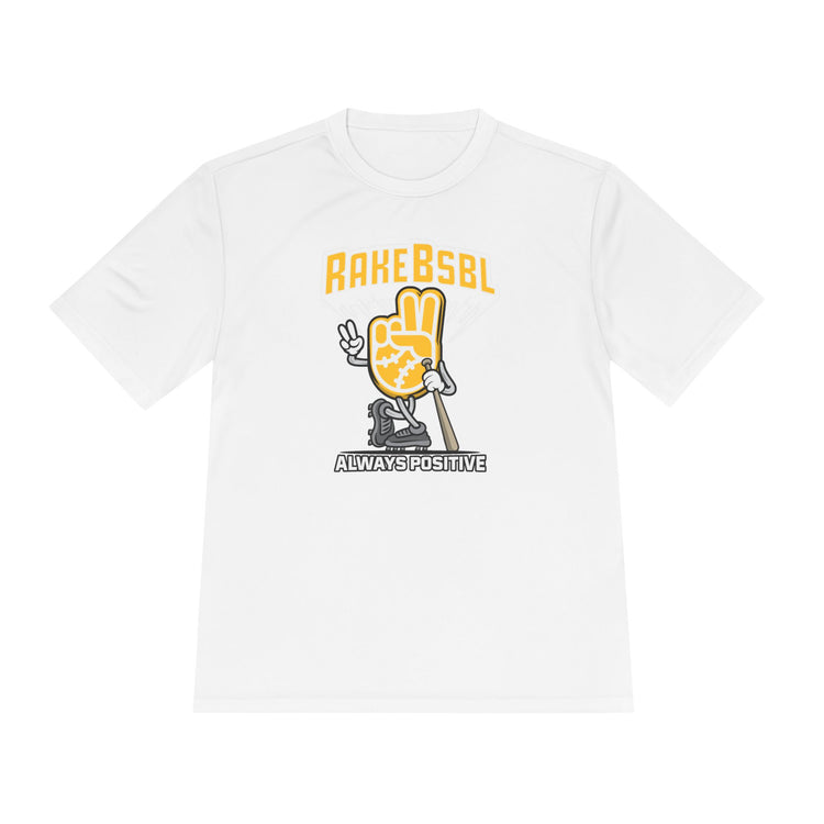 Always Positive Vibes Dry Fit Tee - Rake Baseball Company - RAKE BASEBALL | BASEBALL T-SHIRT | BASEBALL CLOTHING | GOOD VIBES ONLY