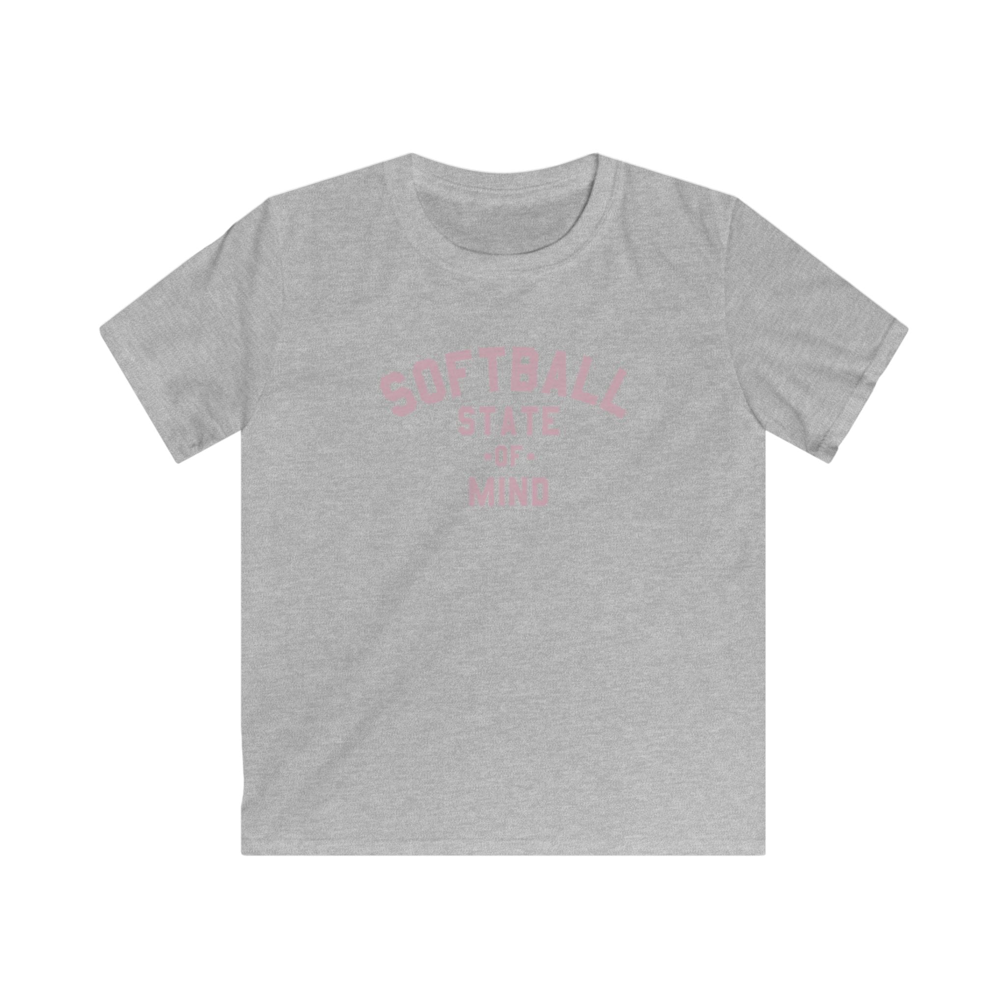 Kids Softball State Of Mind Tee - Rake Baseball Company - RAKE BASEBALL | BASEBALL T-SHIRT | BASEBALL CLOTHING | GOOD VIBES ONLY