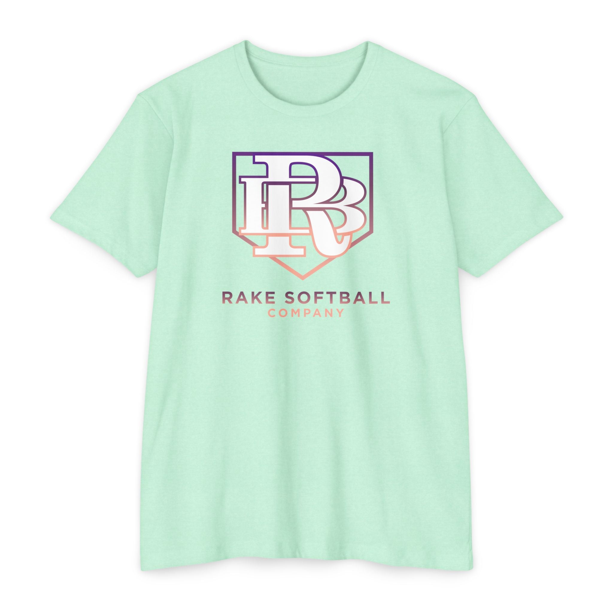 RB Homeplate Softball Tee - Rake Baseball Company - RAKE BASEBALL | BASEBALL T-SHIRT | BASEBALL CLOTHING | GOOD VIBES ONLY
