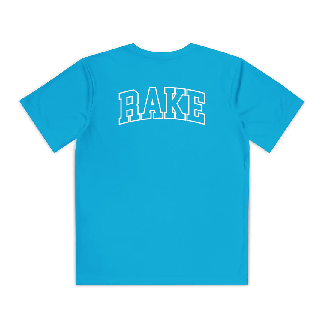 Kids Rockin' Rake Dry Fit Tee - Rake Baseball Company - RAKE BASEBALL | BASEBALL T-SHIRT | BASEBALL CLOTHING | GOOD VIBES ONLY