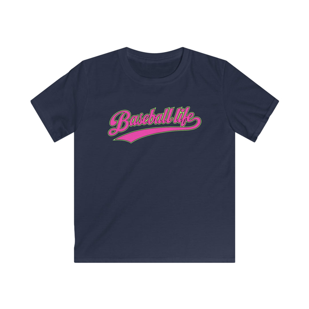 Kids Baseball Life Pink Edition Tee
