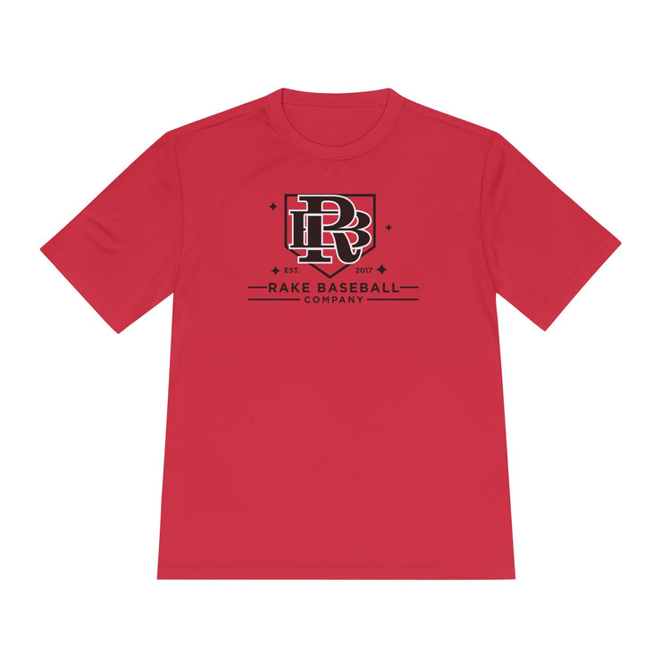 Rake Baseball Homeplate Tee Dry Fit Tee - Rake Baseball Company - RAKE BASEBALL | BASEBALL T-SHIRT | BASEBALL CLOTHING | GOOD VIBES ONLY