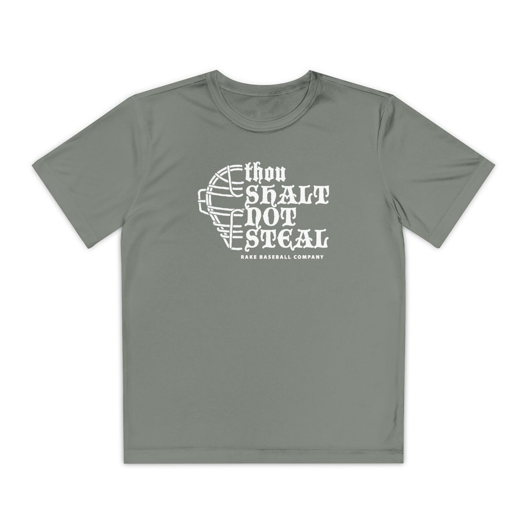 Kids Thou Shalt Not Steal Fit Tee - Rake Baseball Company - RAKE BASEBALL | BASEBALL T-SHIRT | BASEBALL CLOTHING | GOOD VIBES ONLY