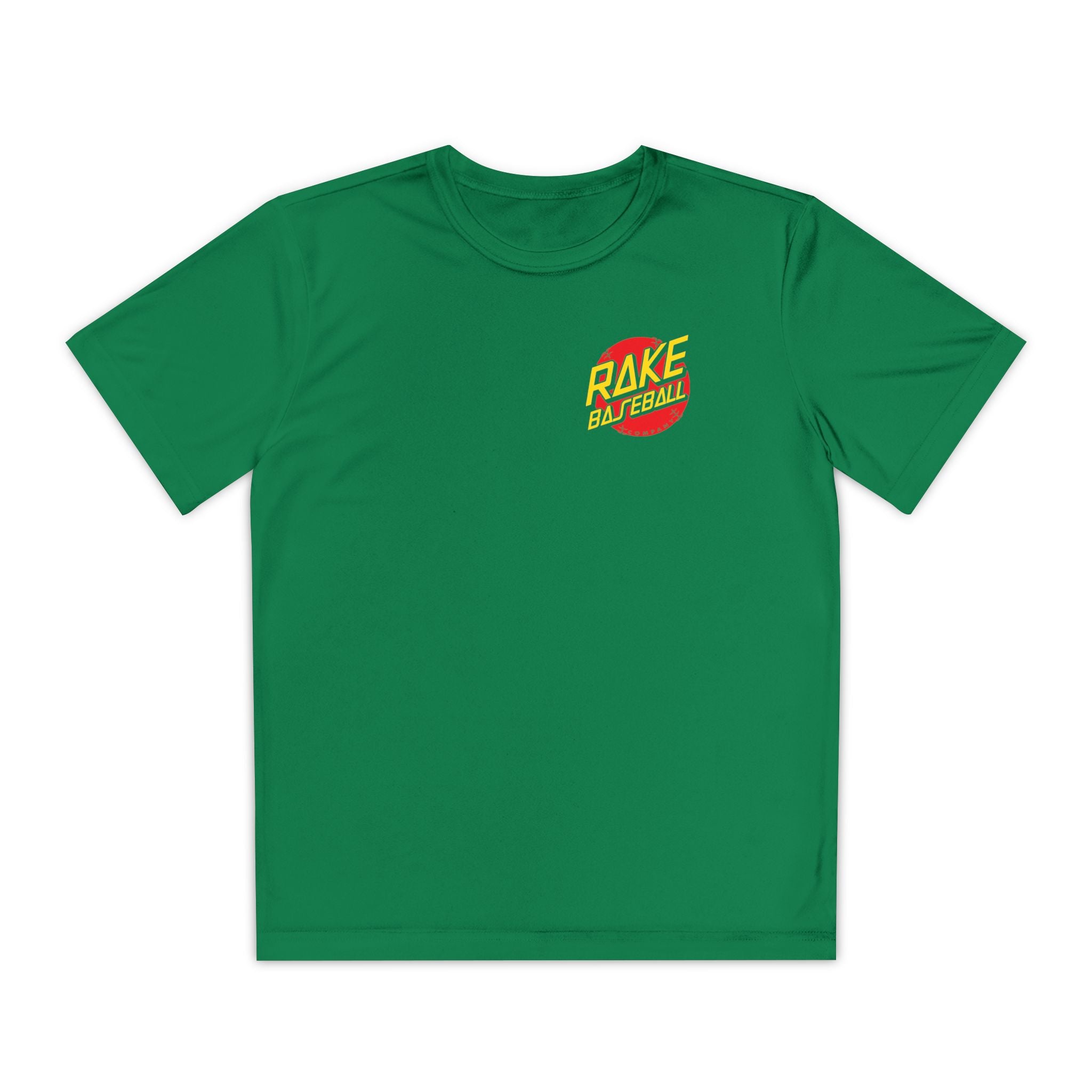 Kids Rake Dot Dry Fit Tee - Rake Baseball Company - RAKE BASEBALL | BASEBALL T-SHIRT | BASEBALL CLOTHING | GOOD VIBES ONLY