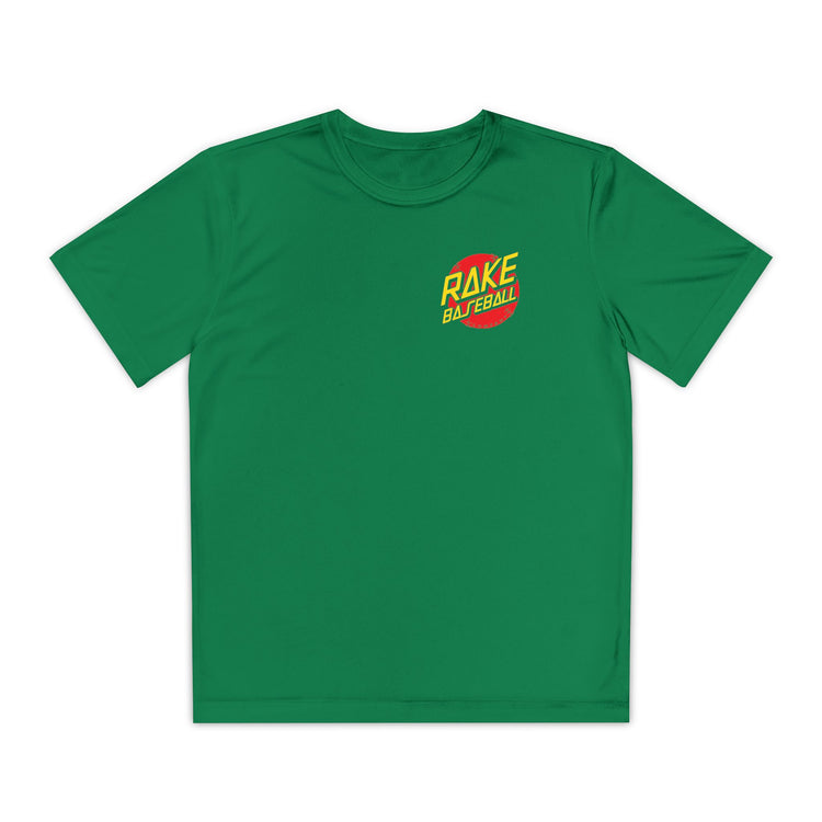 Kids Rake Dot Dry Fit Tee - Rake Baseball Company - RAKE BASEBALL | BASEBALL T-SHIRT | BASEBALL CLOTHING | GOOD VIBES ONLY