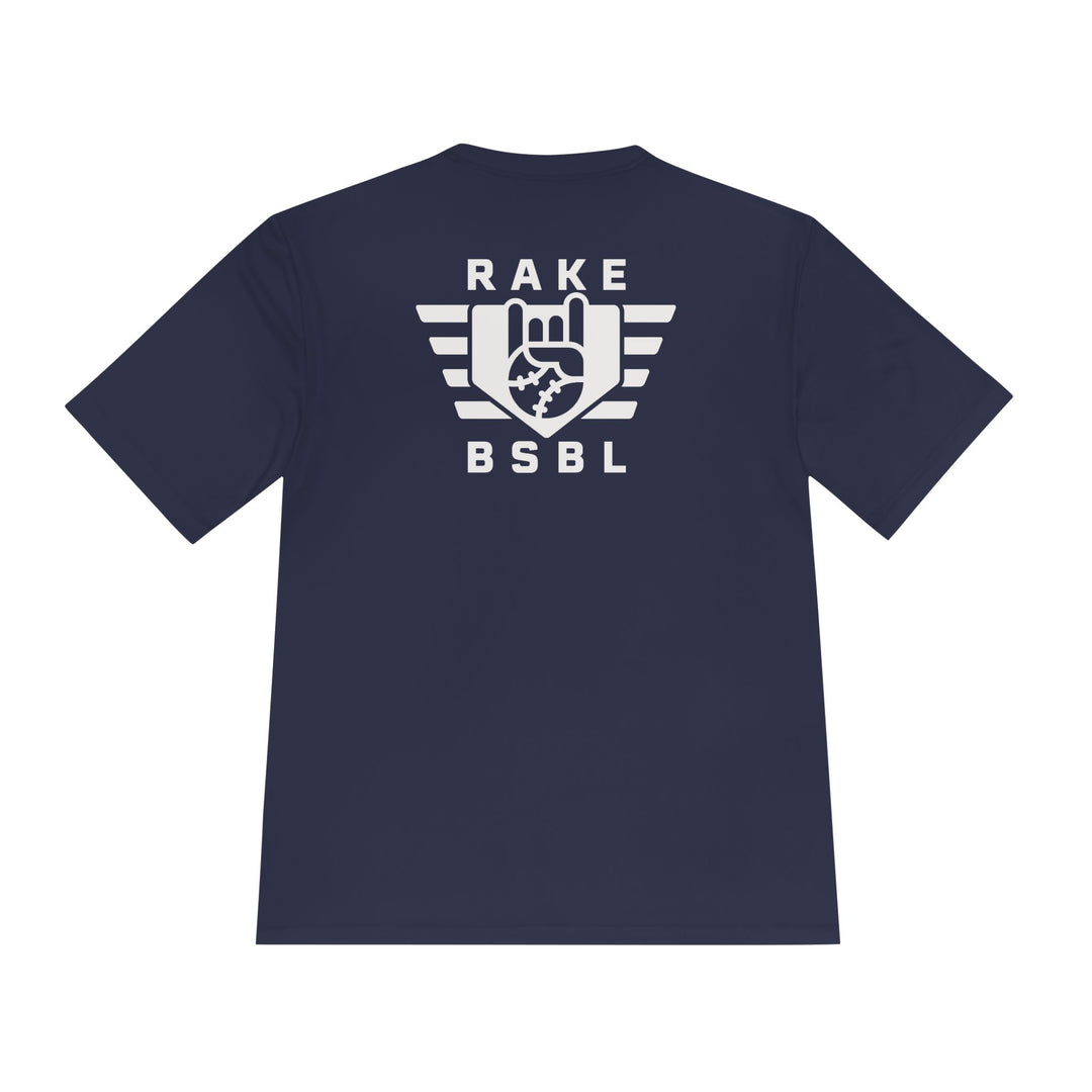 Rake Flag Dry Fit Tee - Rake Baseball Company - RAKE BASEBALL | BASEBALL T-SHIRT | BASEBALL CLOTHING | GOOD VIBES ONLY