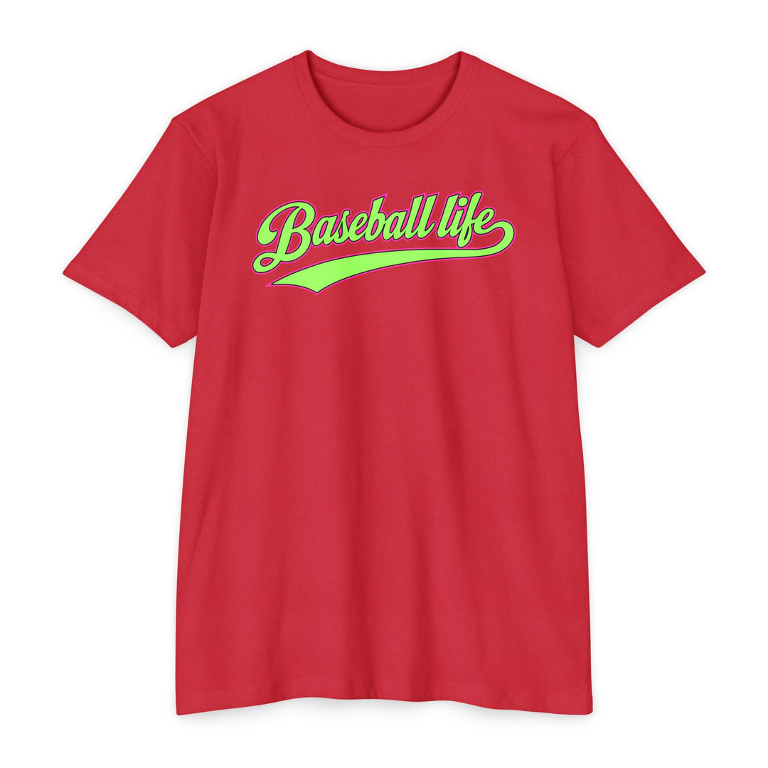 Baseball Life Green Edition Tee