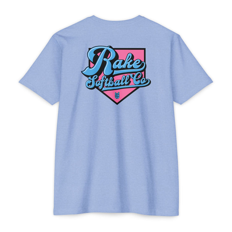 Rake Softball Co. Tee - Rake Baseball Company - RAKE BASEBALL | BASEBALL T-SHIRT | BASEBALL CLOTHING | GOOD VIBES ONLY