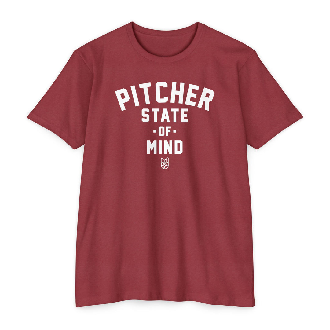 Pitcher State of Mind Tee - Rake Baseball Company - RAKE BASEBALL | BASEBALL T-SHIRT | BASEBALL CLOTHING | GOOD VIBES ONLY