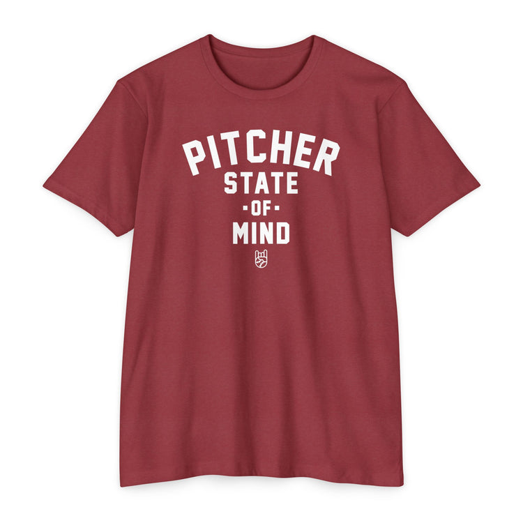 Pitcher State of Mind Tee - Rake Baseball Company - RAKE BASEBALL | BASEBALL T-SHIRT | BASEBALL CLOTHING | GOOD VIBES ONLY