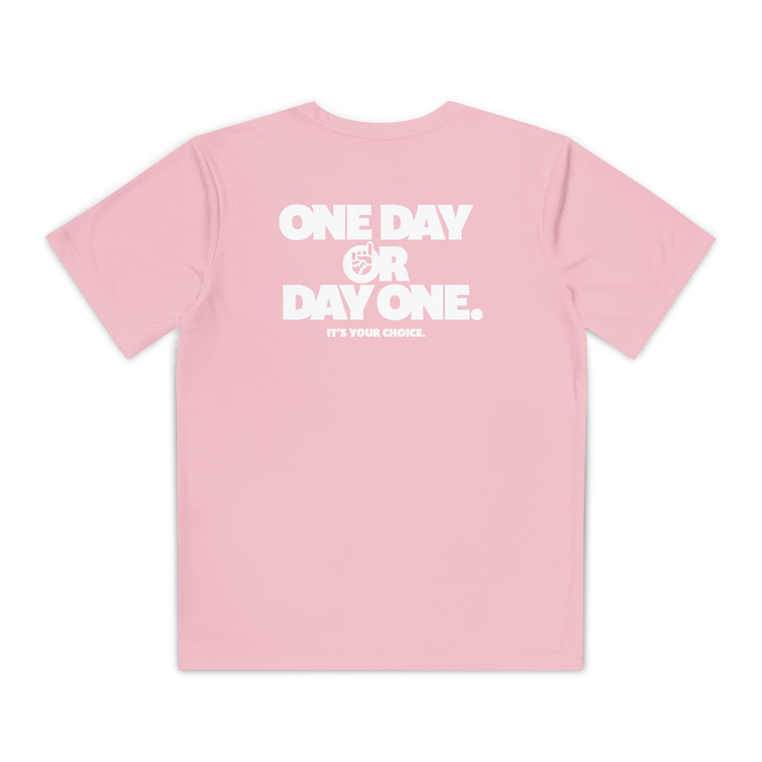 Kids One Day or Day One Dry Fit Tee - Rake Baseball Company - RAKE BASEBALL | BASEBALL T-SHIRT | BASEBALL CLOTHING | GOOD VIBES ONLY