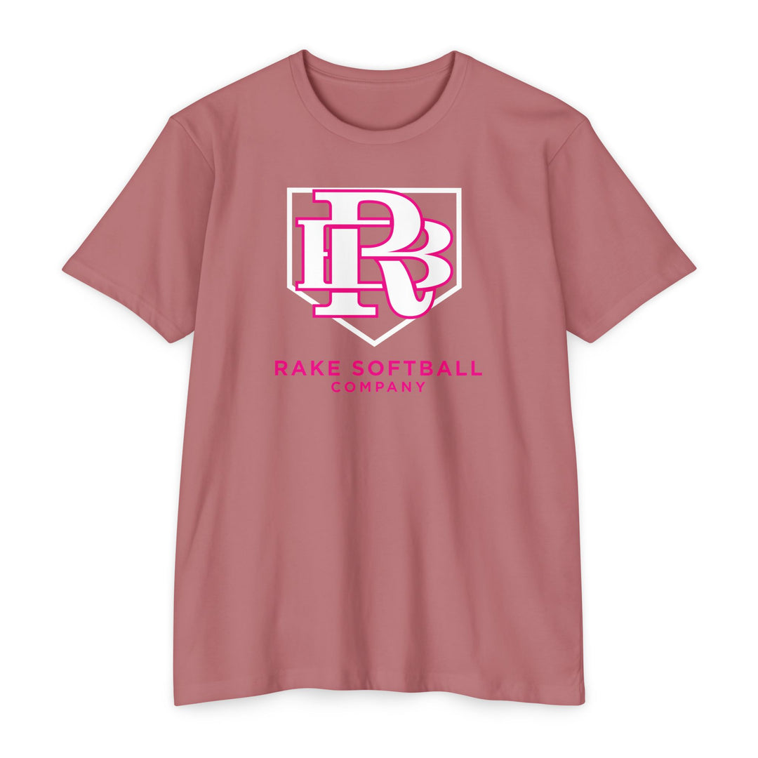 RB Homeplate Softball Tee - Rake Baseball Company - RAKE BASEBALL | BASEBALL T-SHIRT | BASEBALL CLOTHING | GOOD VIBES ONLY