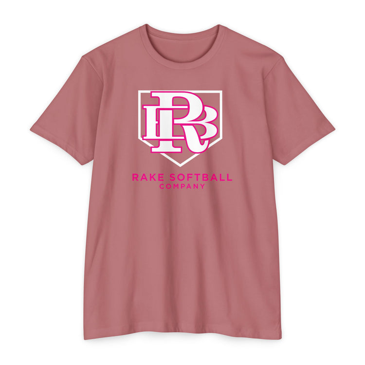 RB Homeplate Softball Tee - Rake Baseball Company - RAKE BASEBALL | BASEBALL T-SHIRT | BASEBALL CLOTHING | GOOD VIBES ONLY