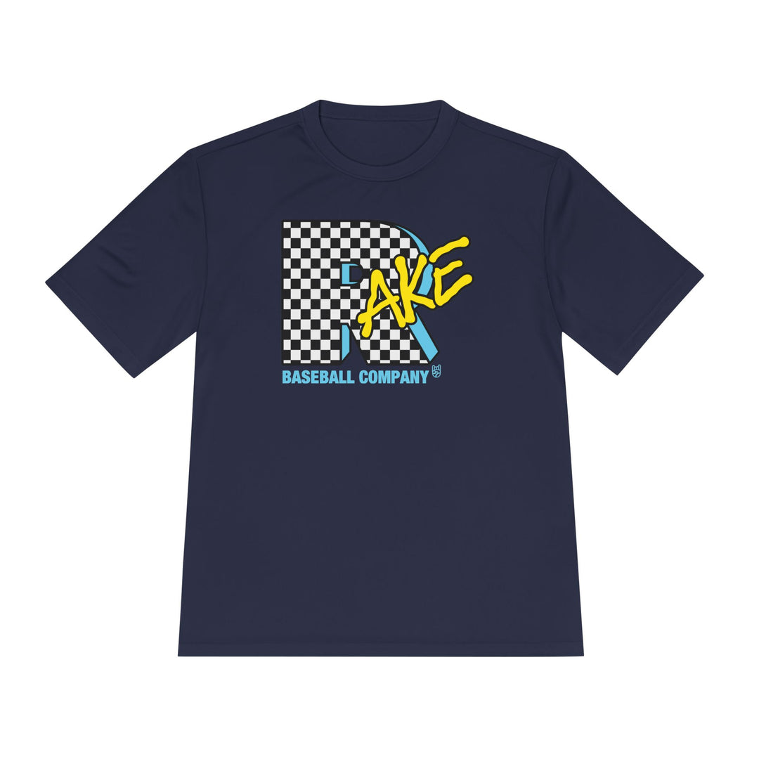 Rake Tv Dry Fit Tee - Rake Baseball Company - RAKE BASEBALL | BASEBALL T-SHIRT | BASEBALL CLOTHING | GOOD VIBES ONLY