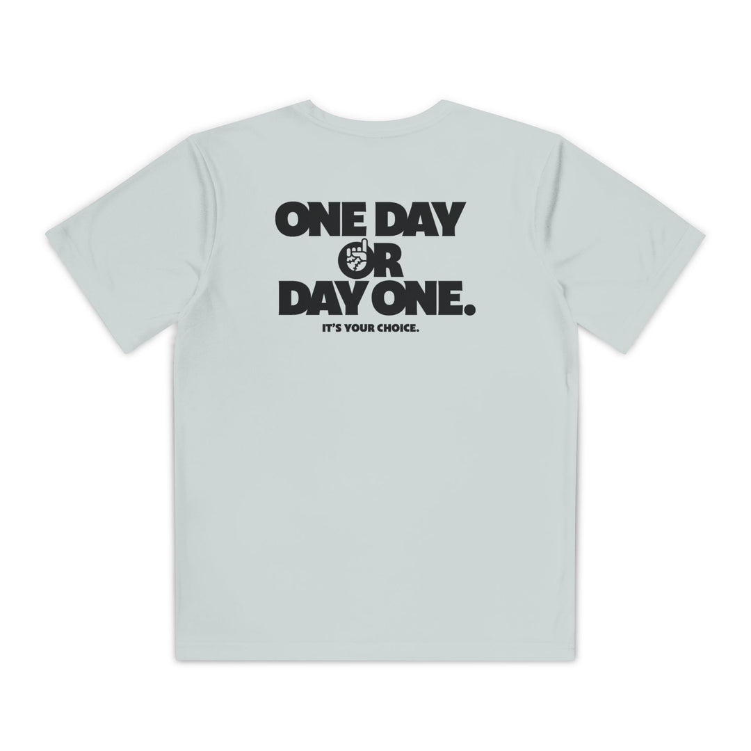 Kids One Day or Day One Dry Fit Tee - Rake Baseball Company - RAKE BASEBALL | BASEBALL T-SHIRT | BASEBALL CLOTHING | GOOD VIBES ONLY
