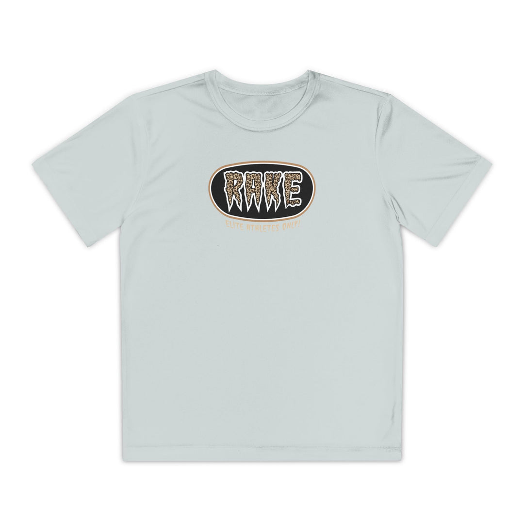 Kids Rake Cheetah Softball Company Dry Fit Tee - Rake Baseball Company - RAKE BASEBALL | BASEBALL T-SHIRT | BASEBALL CLOTHING | GOOD VIBES ONLY
