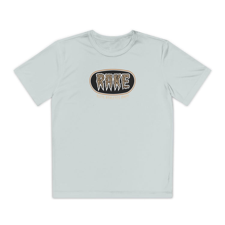 Kids Rake Cheetah Softball Company Dry Fit Tee - Rake Baseball Company - RAKE BASEBALL | BASEBALL T-SHIRT | BASEBALL CLOTHING | GOOD VIBES ONLY