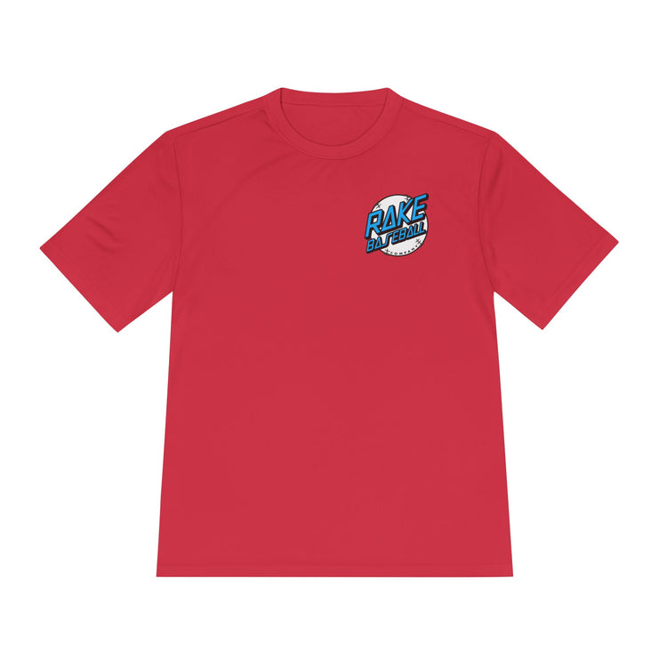 Rake Dot Dry Fit Tee - Rake Baseball Company - RAKE BASEBALL | BASEBALL T-SHIRT | BASEBALL CLOTHING | GOOD VIBES ONLY