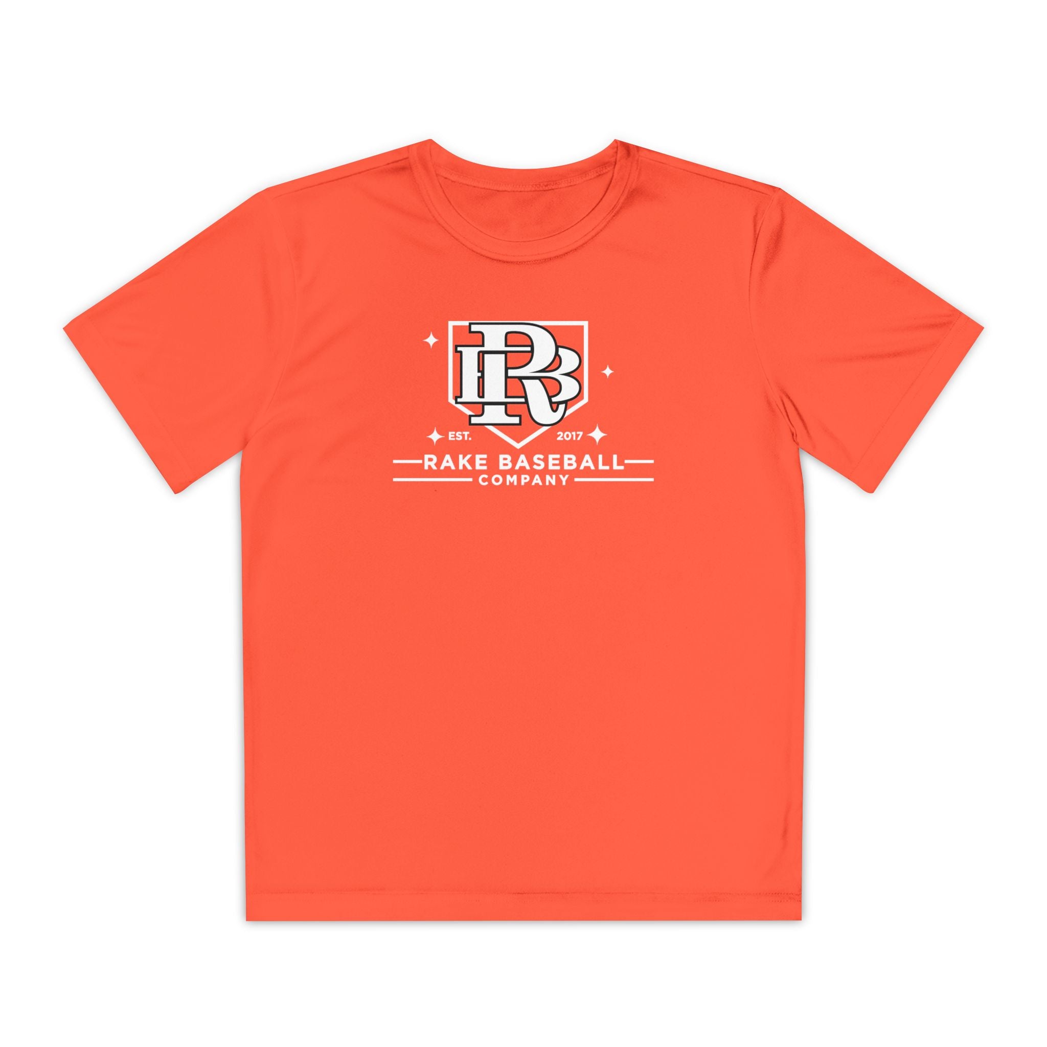 Kids Rake Baseball Homeplate Tee Dry Fit Tee - Rake Baseball Company - RAKE BASEBALL | BASEBALL T-SHIRT | BASEBALL CLOTHING | GOOD VIBES ONLY