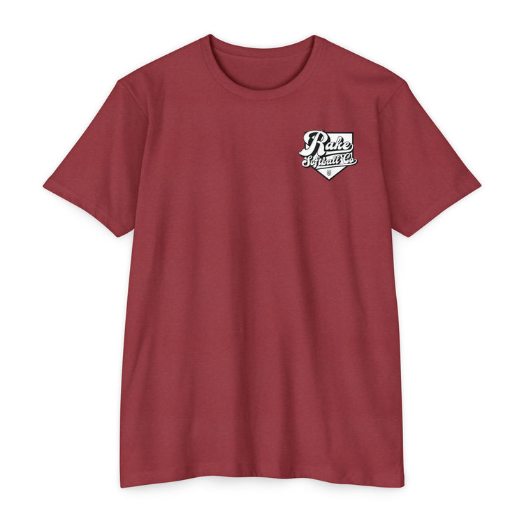 Rake Softball Co. Tee - Rake Baseball Company - RAKE BASEBALL | BASEBALL T-SHIRT | BASEBALL CLOTHING | GOOD VIBES ONLY