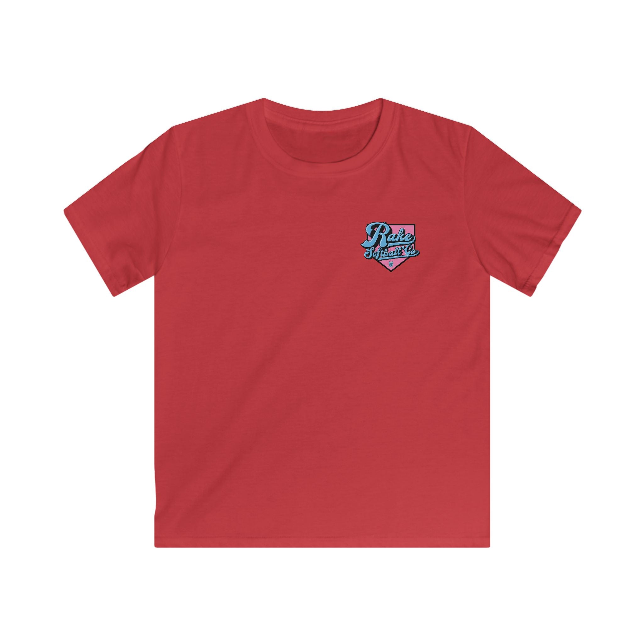 Kids Rake Softball Co. Tee - Rake Baseball Company - RAKE BASEBALL | BASEBALL T-SHIRT | BASEBALL CLOTHING | GOOD VIBES ONLY