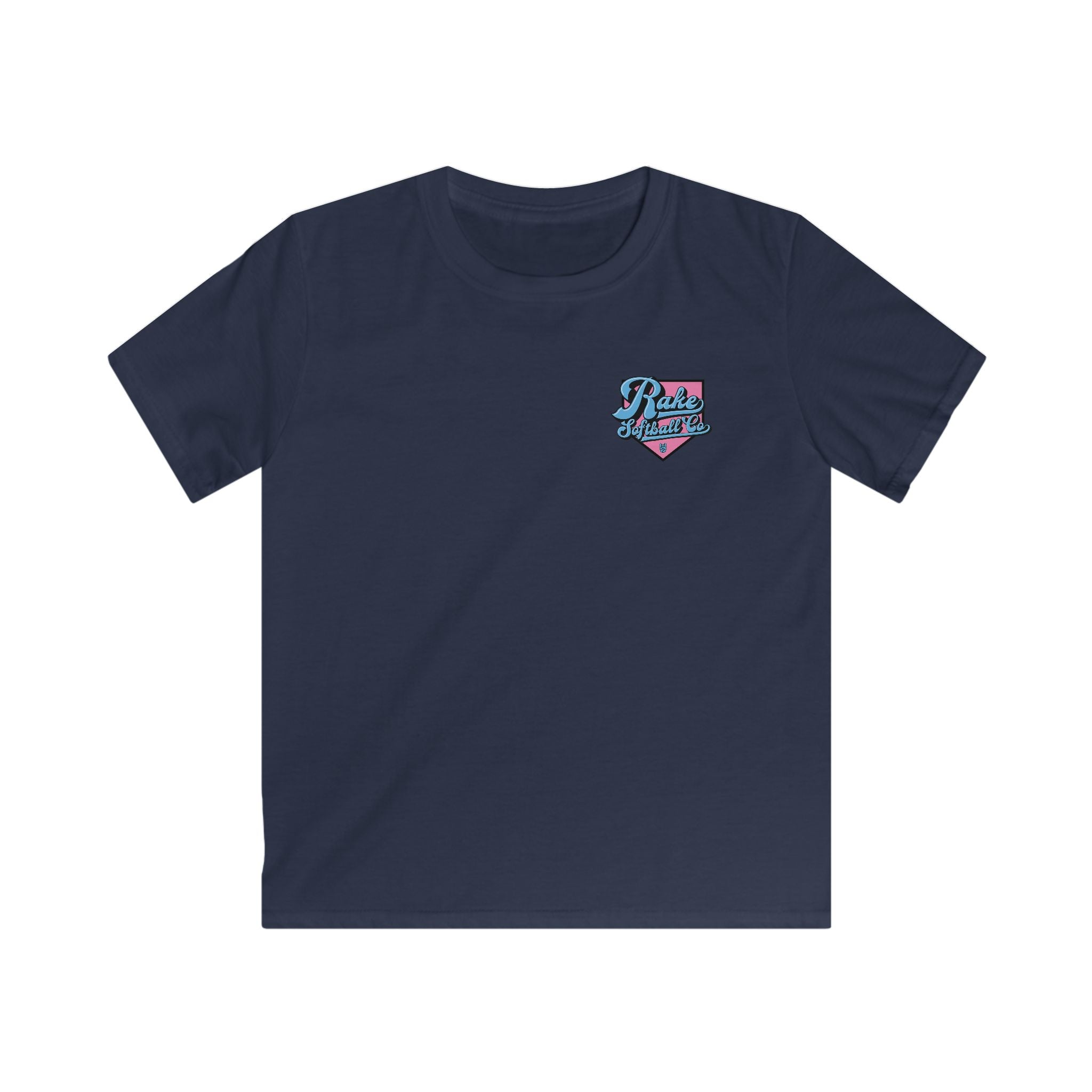 Kids Rake Softball Co. Tee - Rake Baseball Company - RAKE BASEBALL | BASEBALL T-SHIRT | BASEBALL CLOTHING | GOOD VIBES ONLY