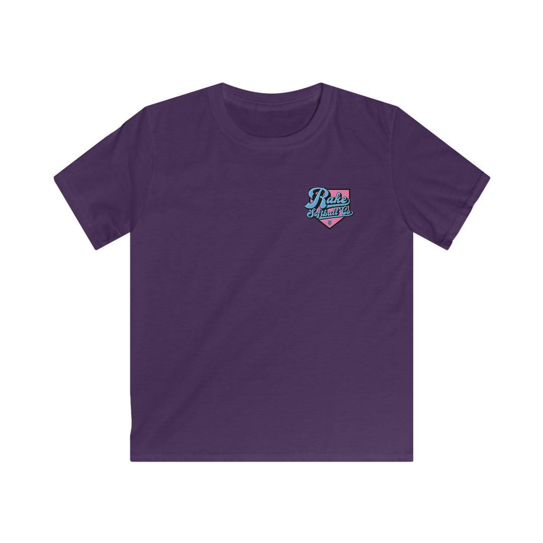 Kids Rake Softball Co. Tee - Rake Baseball Company - RAKE BASEBALL | BASEBALL T-SHIRT | BASEBALL CLOTHING | GOOD VIBES ONLY