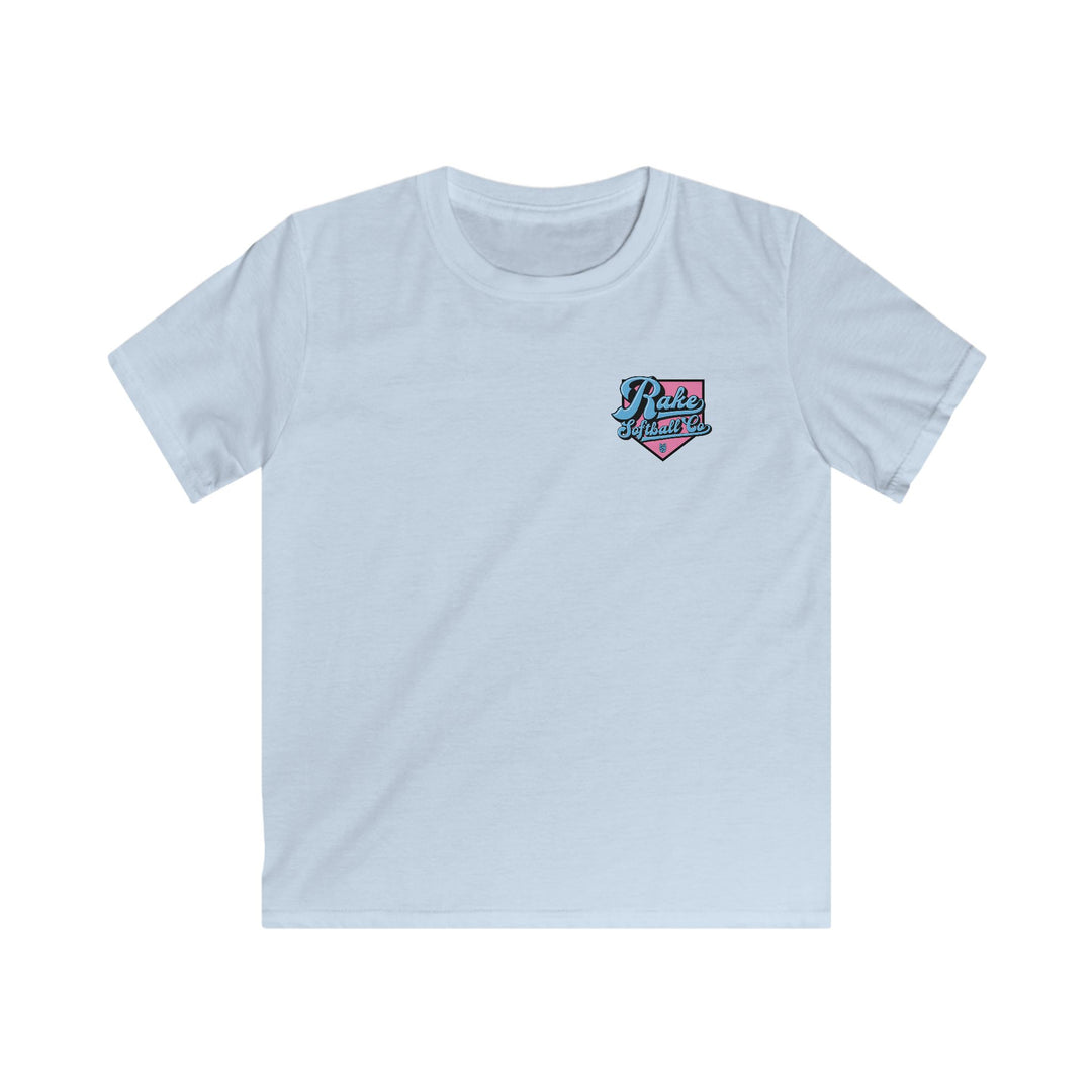 Kids Rake Softball Co. Tee - Rake Baseball Company - RAKE BASEBALL | BASEBALL T-SHIRT | BASEBALL CLOTHING | GOOD VIBES ONLY
