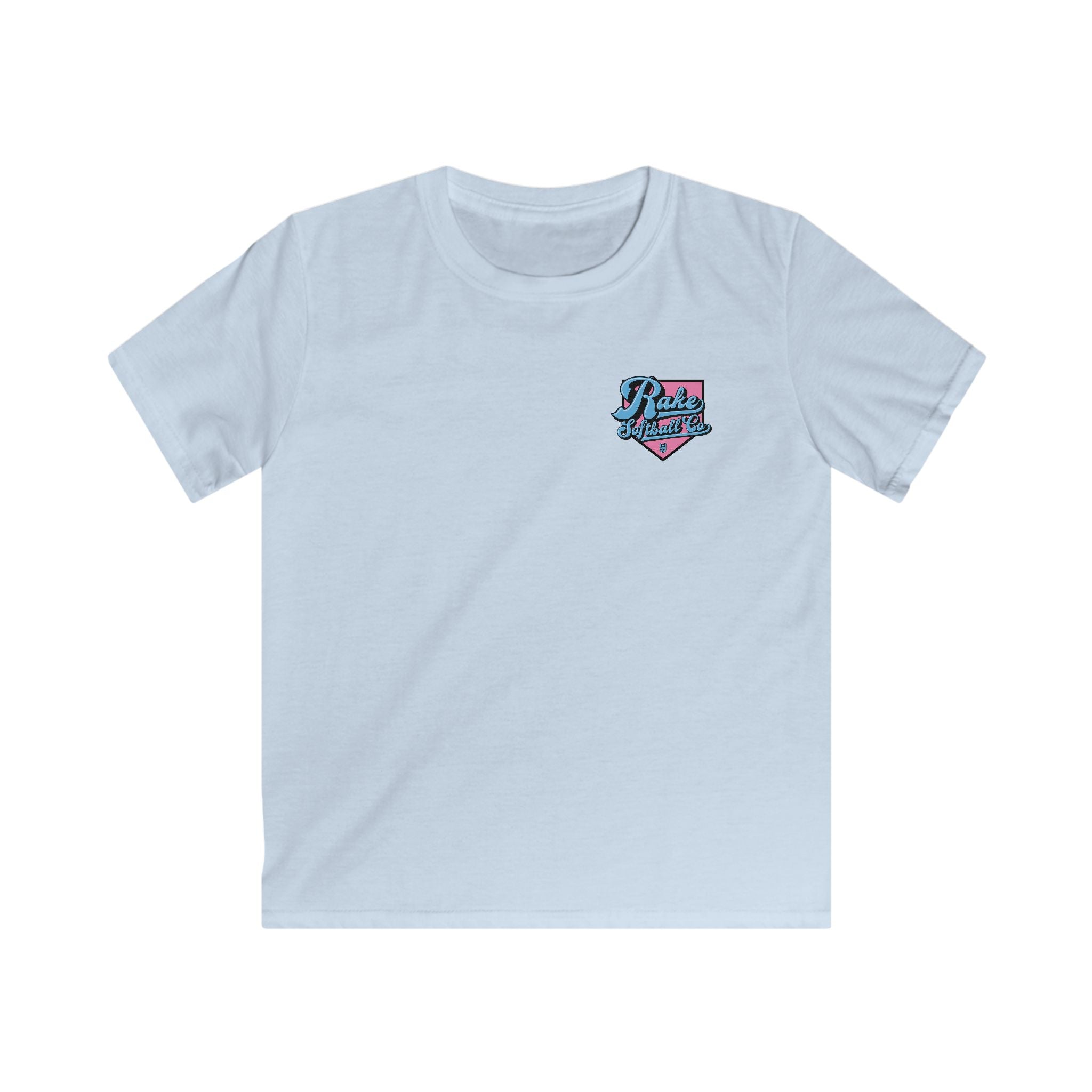 Kids Rake Softball Co. Tee - Rake Baseball Company - RAKE BASEBALL | BASEBALL T-SHIRT | BASEBALL CLOTHING | GOOD VIBES ONLY