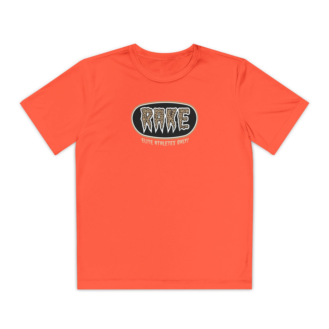Kids Rake Cheetah Softball Company Dry Fit Tee - Rake Baseball Company - RAKE BASEBALL | BASEBALL T-SHIRT | BASEBALL CLOTHING | GOOD VIBES ONLY
