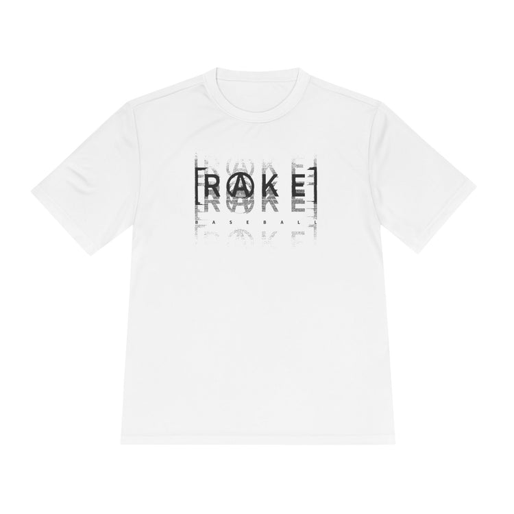 Rake A Graphic Dry Fit Tee - Rake Baseball Company - RAKE BASEBALL | BASEBALL T-SHIRT | BASEBALL CLOTHING | GOOD VIBES ONLY