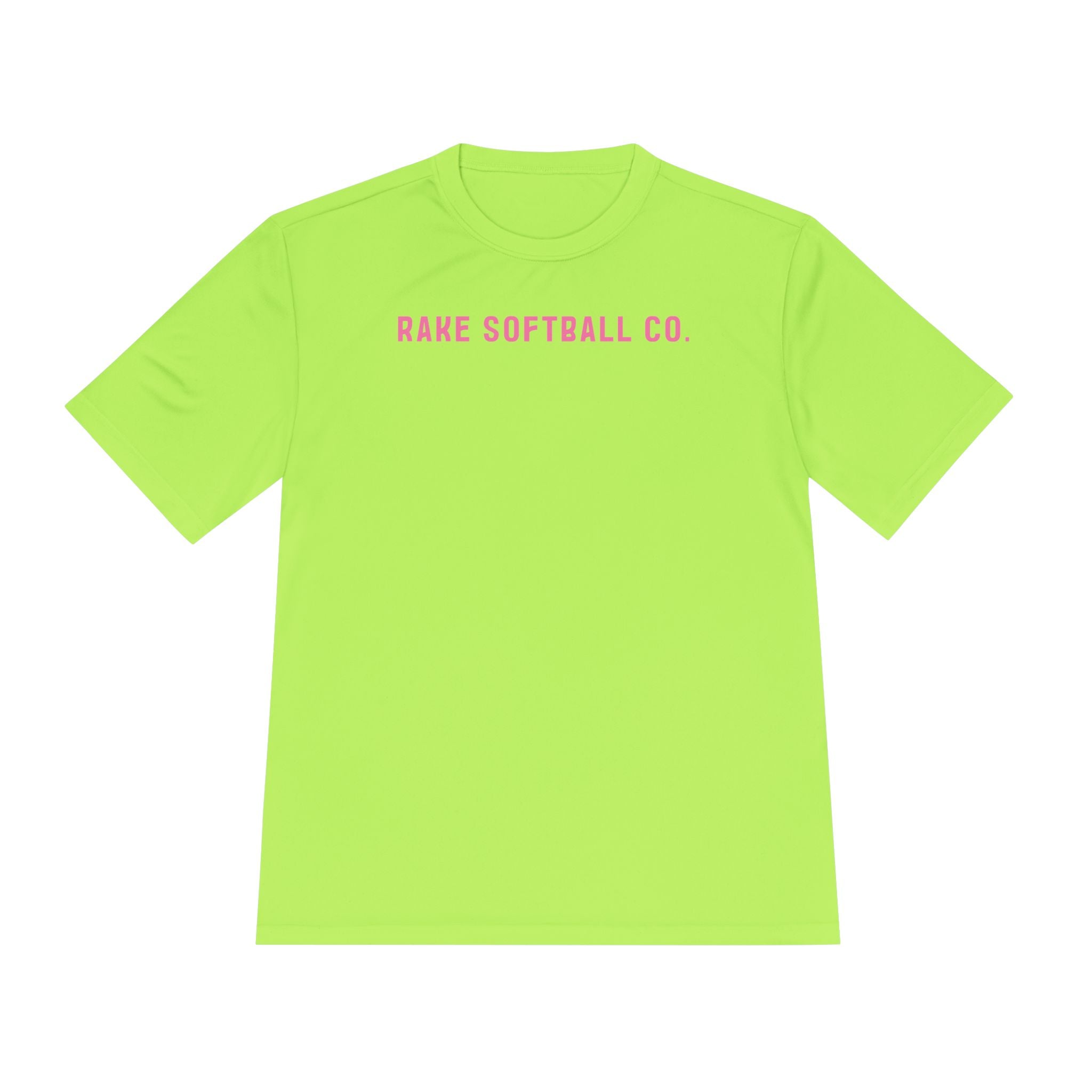 Rake Softball Company Dry Fit Tee - Rake Baseball Company - RAKE BASEBALL | BASEBALL T-SHIRT | BASEBALL CLOTHING | GOOD VIBES ONLY