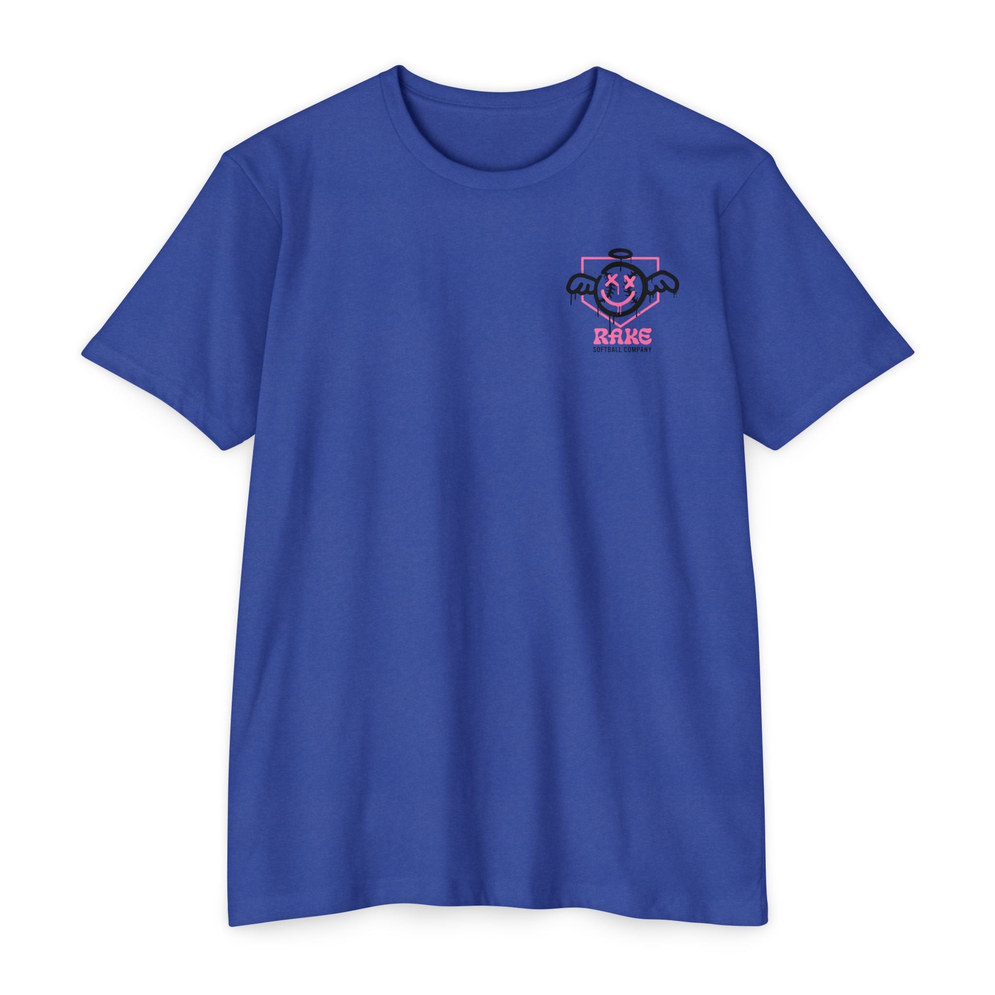 She Angel Drip Softball Tee - Rake Baseball Company - RAKE BASEBALL | BASEBALL T-SHIRT | BASEBALL CLOTHING | GOOD VIBES ONLY