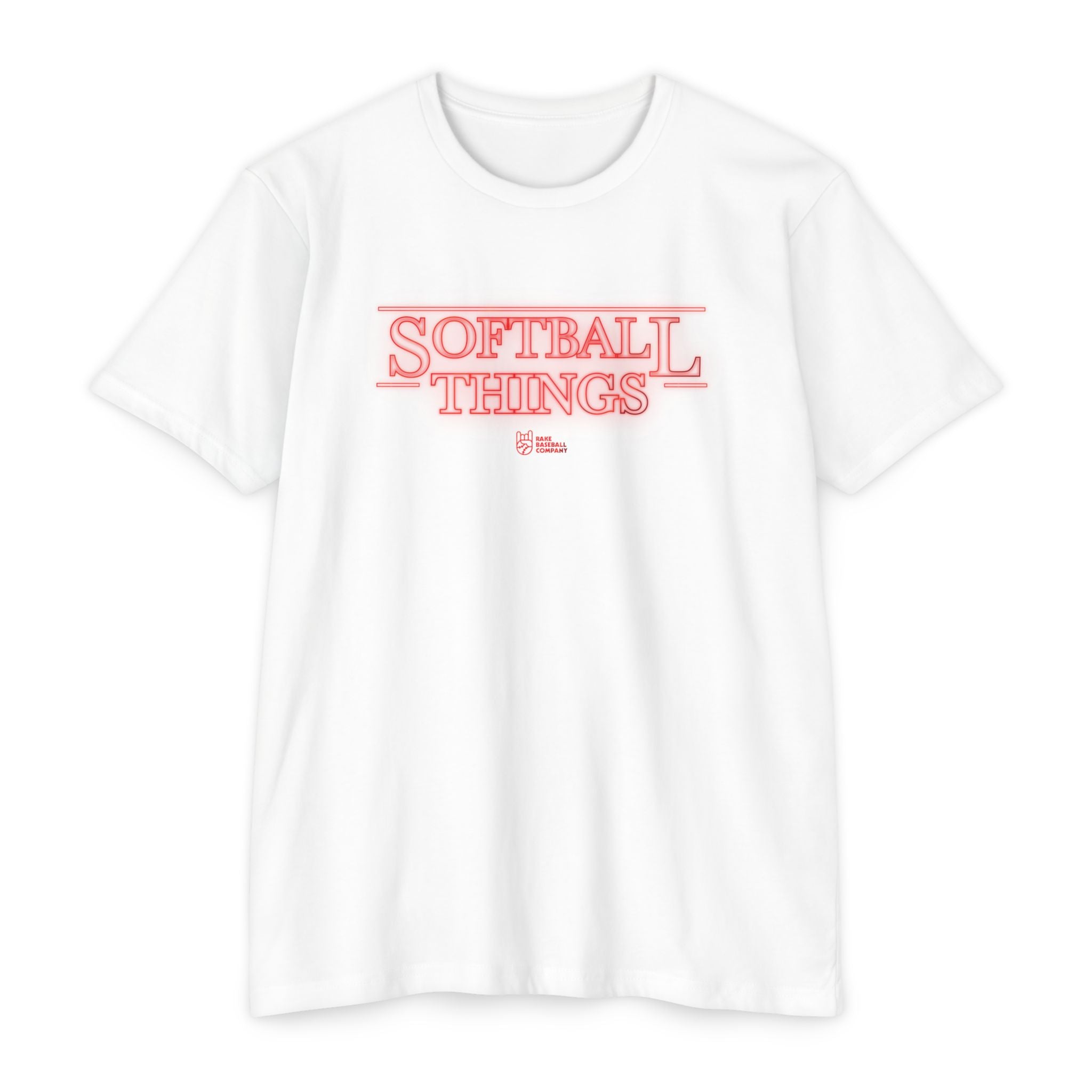 Softball Things Tee - Rake Baseball Company - RAKE BASEBALL | BASEBALL T-SHIRT | BASEBALL CLOTHING | GOOD VIBES ONLY