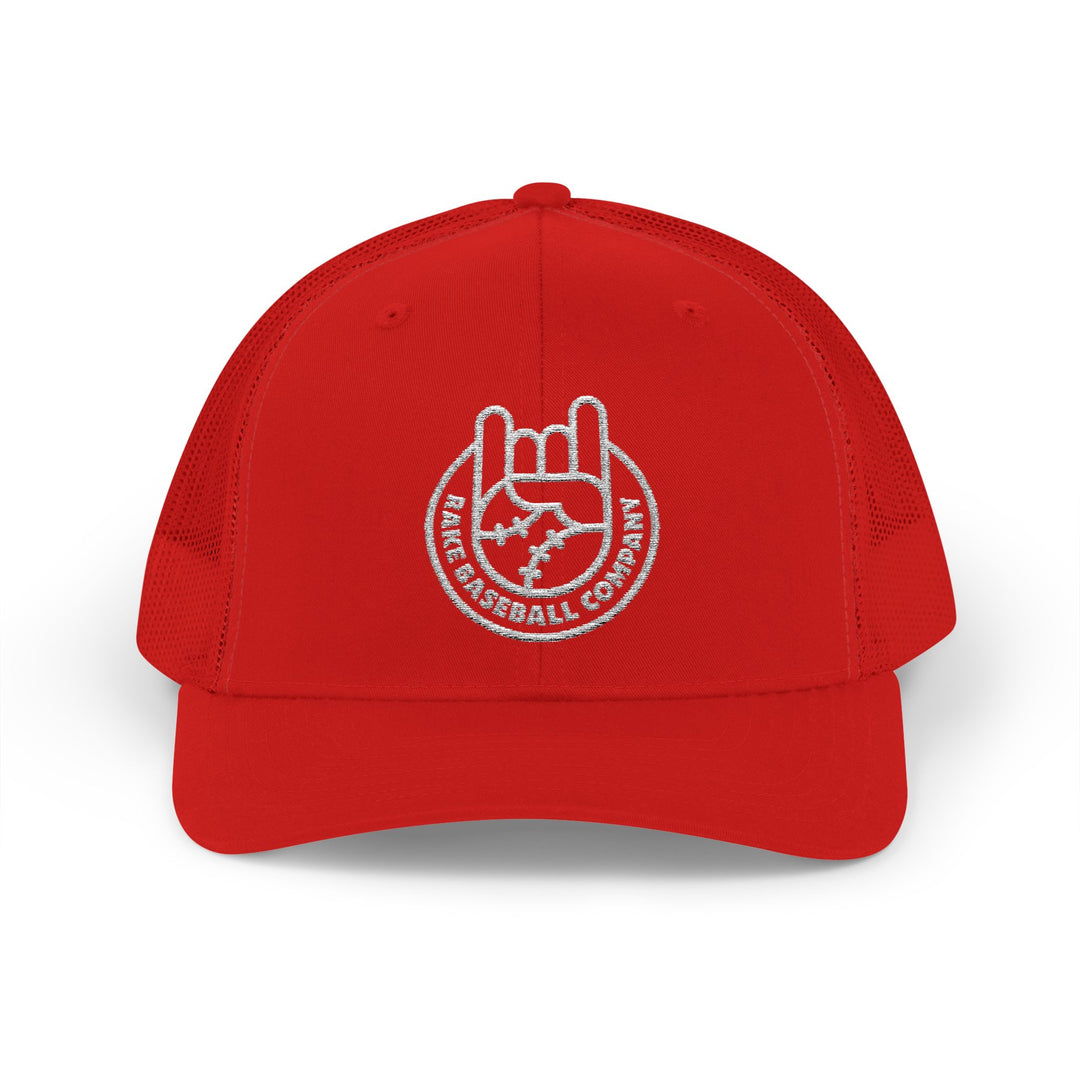 Rake Rock On Snapback Trucker Cap
