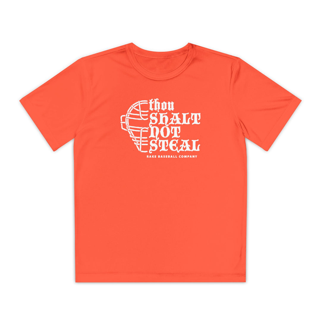 Kids Thou Shalt Not Steal Fit Tee - Rake Baseball Company - RAKE BASEBALL | BASEBALL T-SHIRT | BASEBALL CLOTHING | GOOD VIBES ONLY