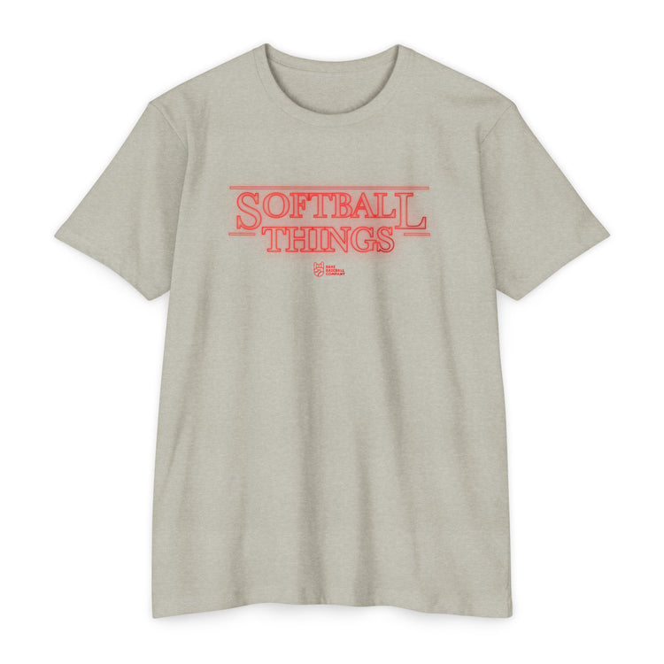 Softball Things Tee - Rake Baseball Company - RAKE BASEBALL | BASEBALL T-SHIRT | BASEBALL CLOTHING | GOOD VIBES ONLY