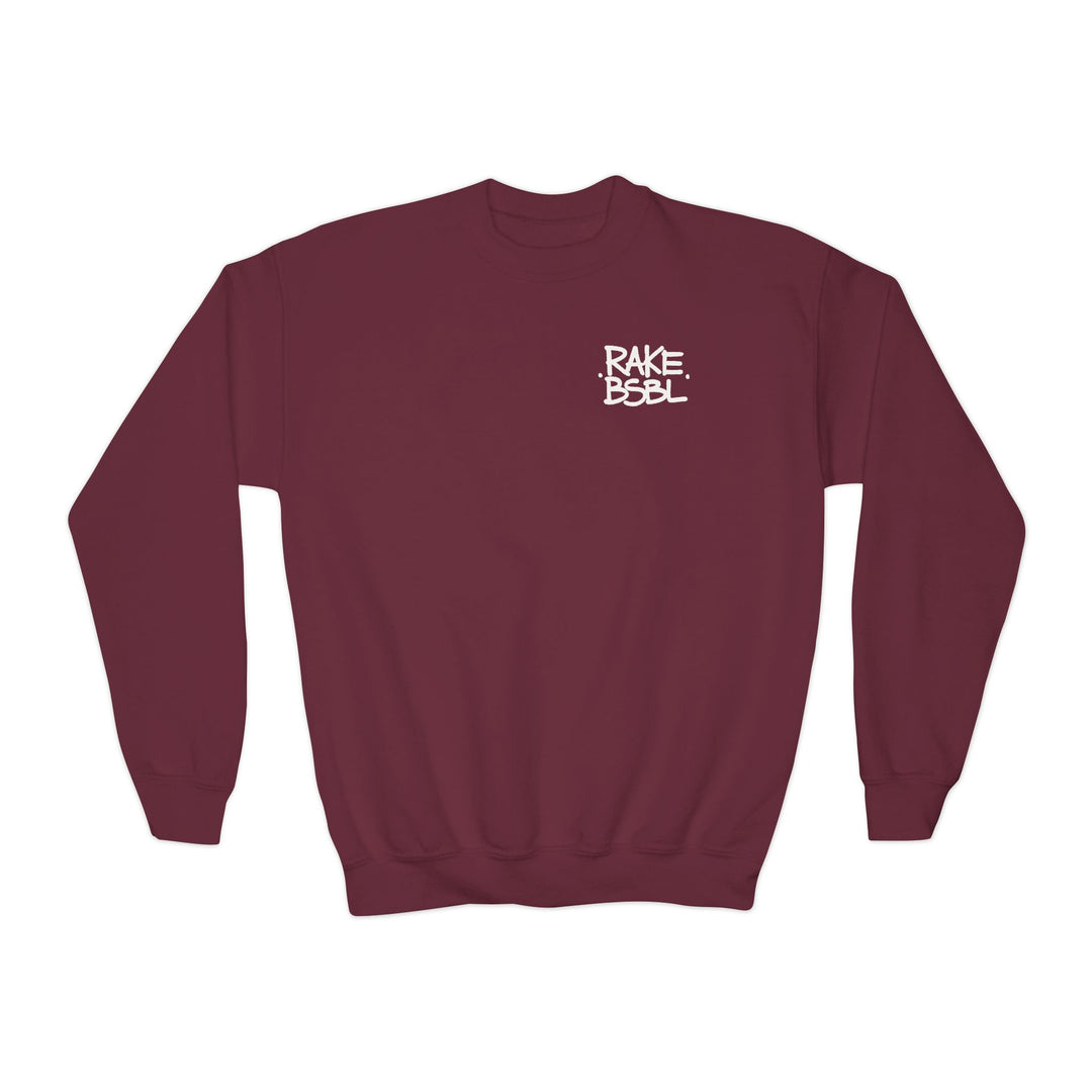 Kids Rake BSBL Crewneck Sweatshirt