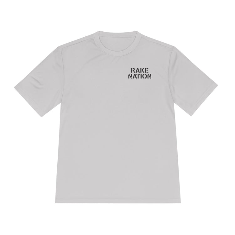 Rake Nation Dry Fit Tee - Rake Baseball Company - RAKE BASEBALL | BASEBALL T-SHIRT | BASEBALL CLOTHING | GOOD VIBES ONLY