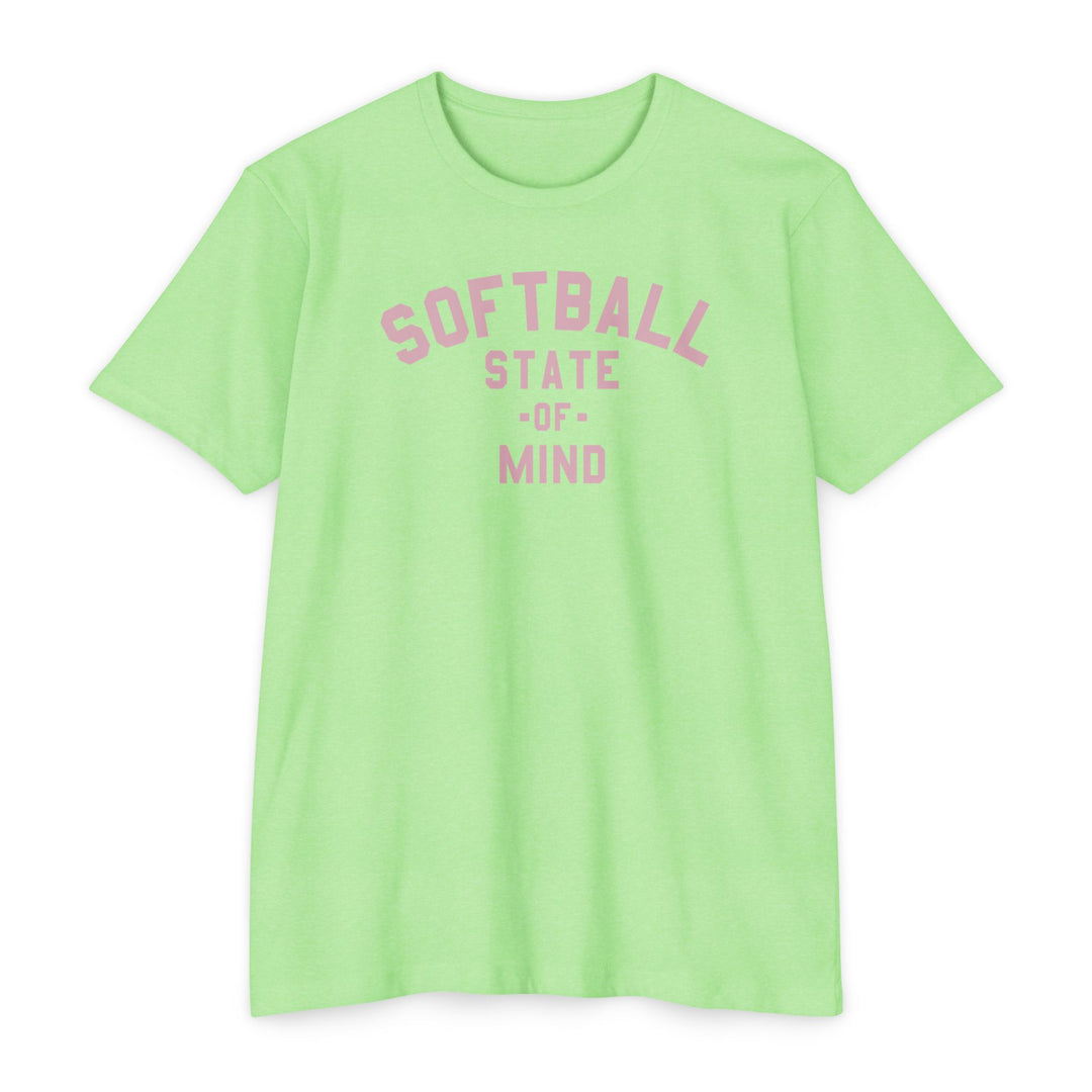 Softball State Of Mind Tee - Rake Baseball Company - RAKE BASEBALL | BASEBALL T-SHIRT | BASEBALL CLOTHING | GOOD VIBES ONLY